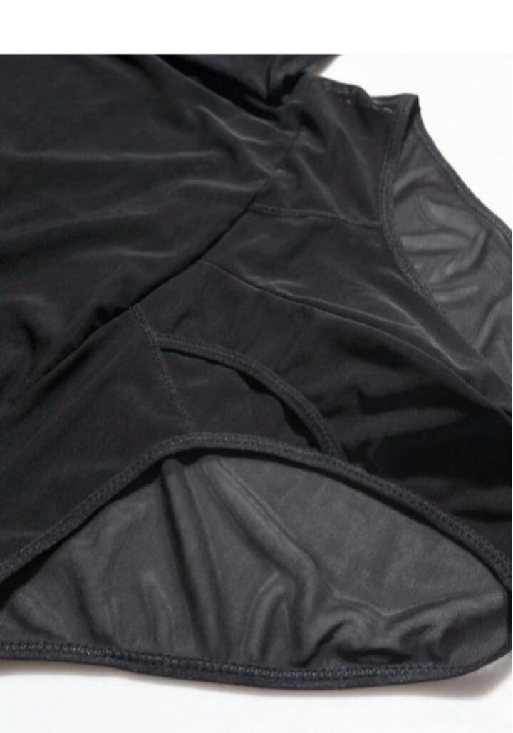 Men's High Waist Mesh Patchwork Briefs Shapewear